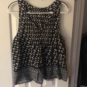 Black and white tank top